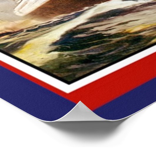 White Star Line Britannic Ship Poster (Ecke)