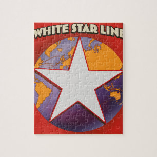 White Star Line Cruise Schiff kommerziell. Jigsaw  Puzzle