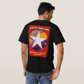 White Star Line Cruise Schiff kommerziell. T-Shirt (Schwarz voll)