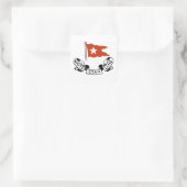 White Star Line Logo Quadratischer Aufkleber (Tasche)