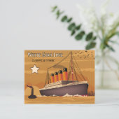 White Star Line, olympisches und Titanic Oversea S Postkarte (Stehend Vorderseite)