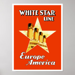 White Star Line Poster
