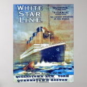 White Star Line Poster (Vorne)