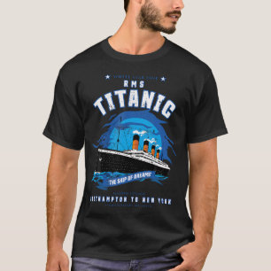 White Star Line Rms Titanic Das Schiff der Träume T-Shirt