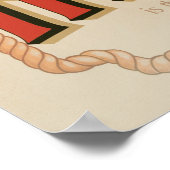 White Star Line RMS Titanic Poster (Ecke)