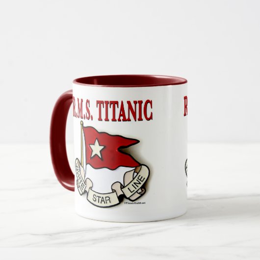 White Star Line Tasse (Vorderseite Links)