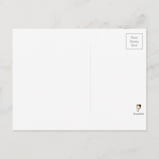 White Star Line Titanic Art Postkarte (Rückseite)