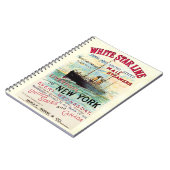 WHITE STAR LINIE OCEAN MAIL STEAMER NOTIZBLOCK (Linke Seite)