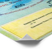 WHITE STAR LINIE OCEAN MAIL STEAMER POSTER (Ecke)