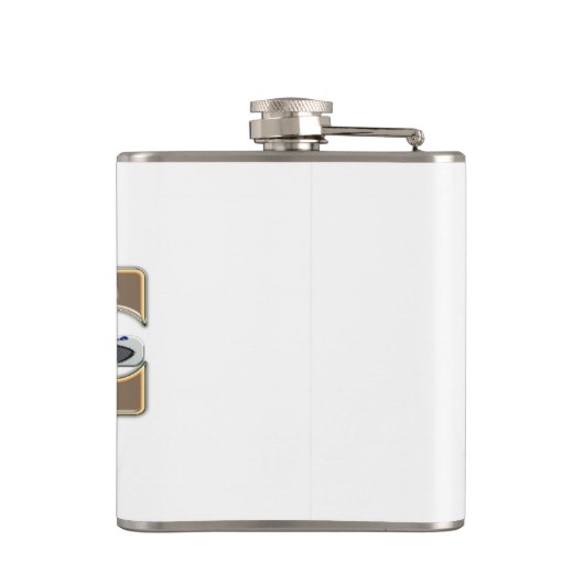 White Star Vinyl Wrapped Flask Flachmann (Rückseite)