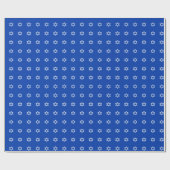 White Star von David auf Blue Geschenkpapier (Flach)