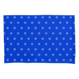White Star von David Royal Blue Kissenbezug