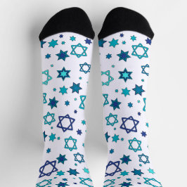 White - Star von David Socks Socken