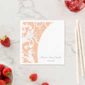 White Starfish Coral Beach Elegante Hochzeit Serviette (Beispiel)