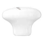 White Starfish Elegant Keramikknauf (Seitenansicht)