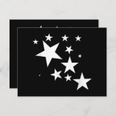 White-Stars-Kostümgeschenk im Star-Design (Vorne/Hinten)