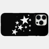 White-Stars-Kostümgeschenk im Star-Design Case-Mate iPhone Hülle (Rückseite (Horizontal))