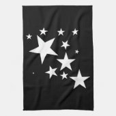 White-Stars-Kostümgeschenk im Star-Design Geschirrtuch (Vertikal)