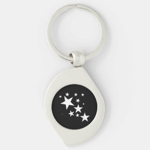 White-Stars-Kostümgeschenk im Star-Design Schlüsselanhänger