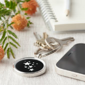 White-Stars-Kostümgeschenk im Star-Design Schlüsselanhänger (Seite)