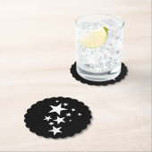 White-Stars-Kostümgeschenk im Star-Design Untersetzer (Vor Ort)