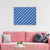 White Stars Leinwand (Insitu (Wohnzimmer))