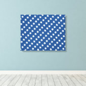 White Stars Leinwand (Insitu (Holzboden))
