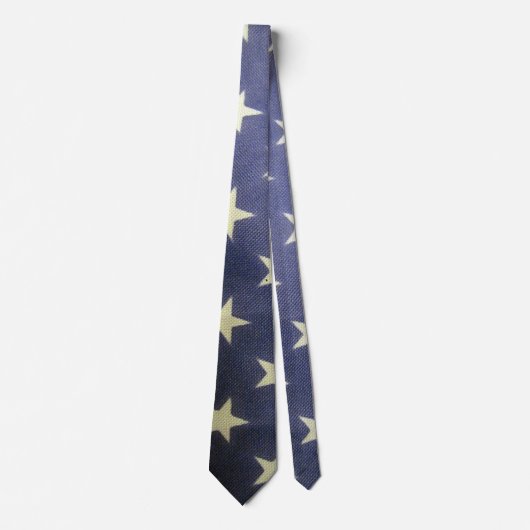 White Stars Necktie Krawatte (Vorderseite)