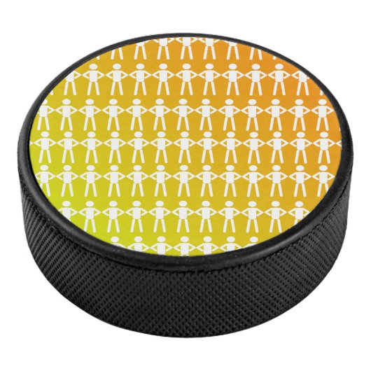 White Stick Men Hockey Puck (3/4)