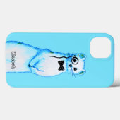 White Stoat Ermine Niedlich Mustelid Ferret Lover Case-Mate iPhone Hülle (Rückseite (Horizontal))