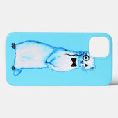 White Store Ermine Niedlich Ferret Lover Kunst, Di Case-Mate iPhone Hülle (Rückseite (Horizontal))