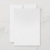 White Storybook Fairytale Pumpkin UAWG Reputation Einladung (Rückseite)