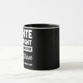 White Straight Konservative Christlich Offensive Tasse (Zentrum)
