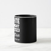 White Straight Konservative Christlich Offensive Tasse (Zentrum)