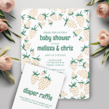 White Strawberry Niedlich Pineberry CUSTOM BABY SH