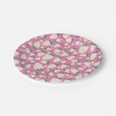 White Strawberry Niedlich Pineberry CUSTOM BABY SH Pappteller (Schrägansicht)