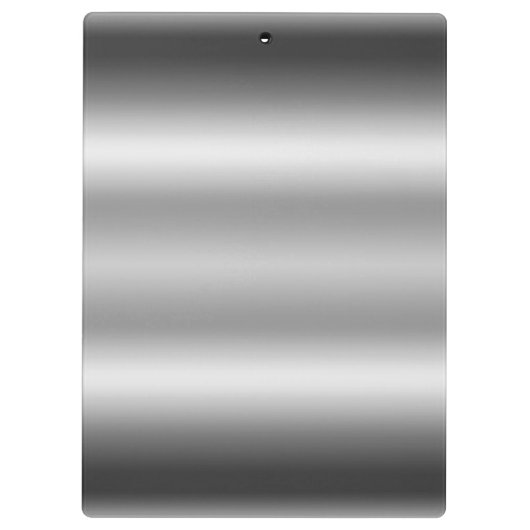 White String Lights Gold Makeuyes Lashes Modern Klemmbrett (Rückseite)