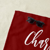 White Stripes Beach Trip nach Nautic Custom Strandtuch (Beispiel)