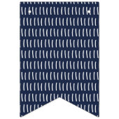 White Stripes Yellow And Blue Party Flags Wimpelkette (Zweite Fahne)