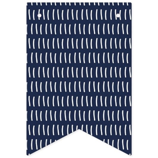 White Stripes Yellow And Blue Party Flags Wimpelkette (Zweite Fahne)