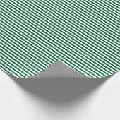 White Strips Geschenkpapier (Ecke)
