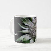 White Summer Blume Kaffeetasse (Vorderseite Links)