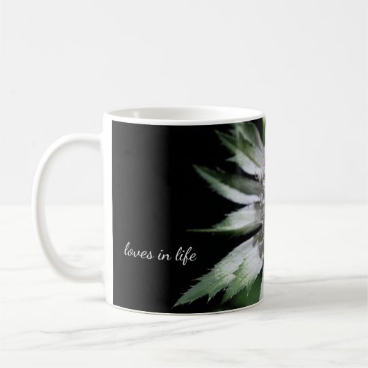 White Summer Blume Kaffeetasse (Links)