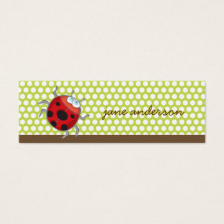 White Summer Daisy + Ladybug Danke, Geschenk Tag /