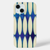white surfboard pattern Case-Mate iPhone hülle (Rückseite)