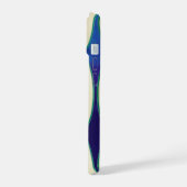 white surfboard pattern iPhone 15 hülle (Linke Seite)