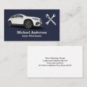 White SUV | Wrenches Visitenkarte (Vorne/Hinten)