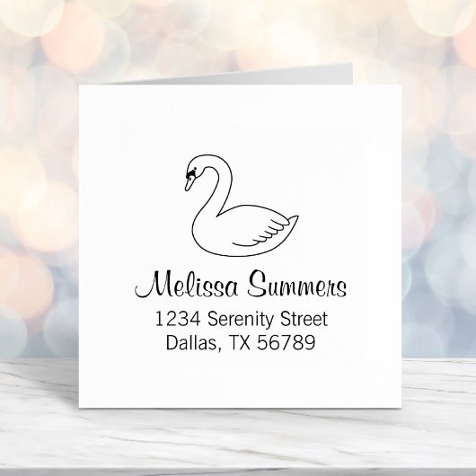 White Swan Adresse 2 Permastempel