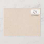 White Swan Alphabet Postkarte (Rückseite)