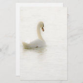 white swan briefpapier (Vorne/Hinten)